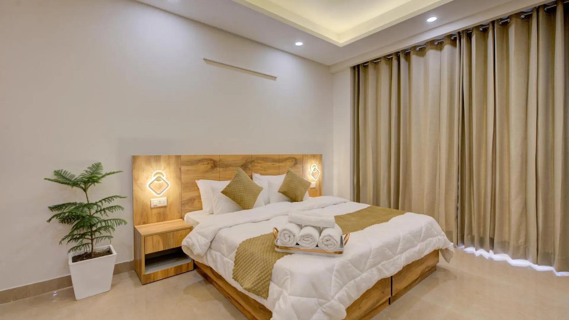 The Lodgers Luxury 1 Bhk Serviced Apartment Near Golf Course Road Gurugram グルガウン