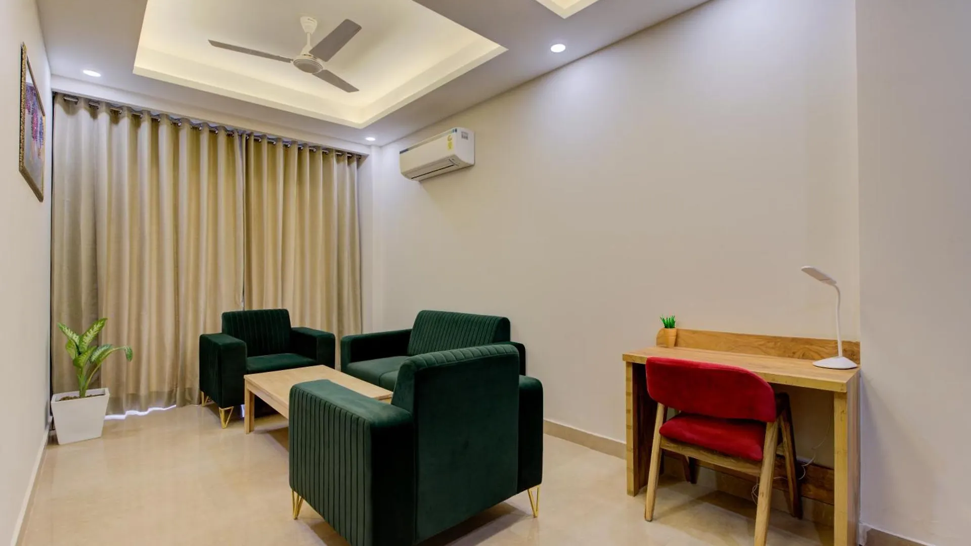 The Lodgers Luxury 1 Bhk Serviced Apartment Near Golf Course Road Gurugram グルガウン インド